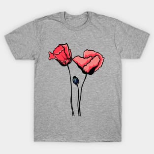 Red poppies T-Shirt